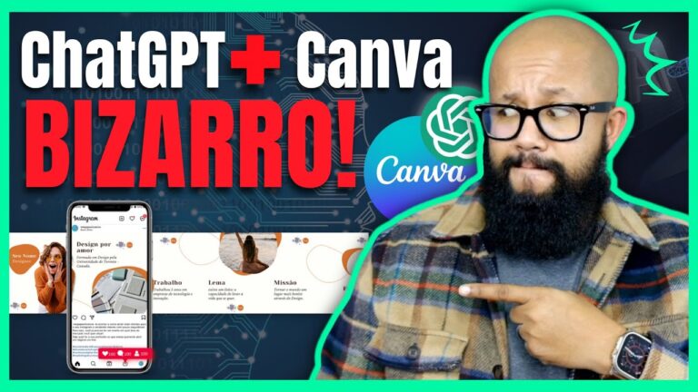 ChatGPT + Canva, Combinação SURREAL, faça dinheiro com ChatGPT e Canva